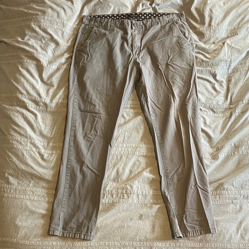 Adam Levine Collection Men's Grey Baggy Pants